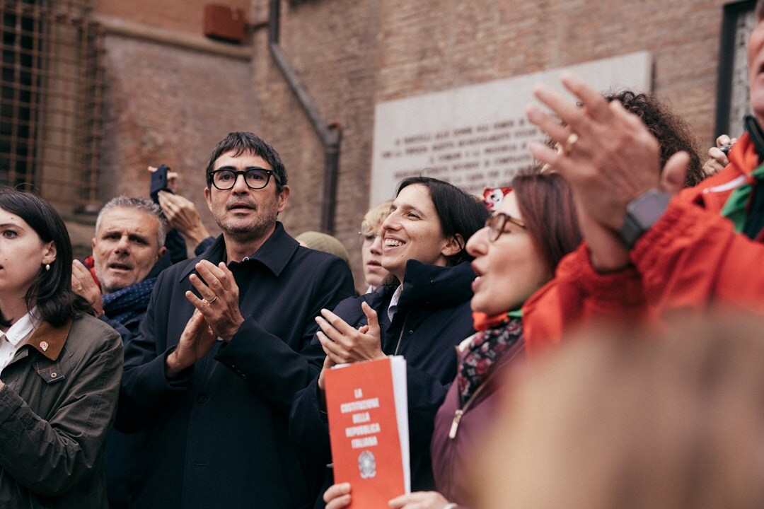 group of activists in meeting